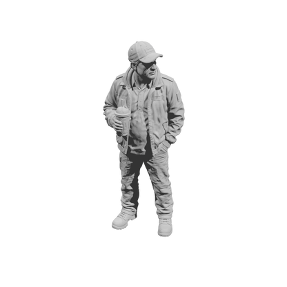 MM2294 Night Shift Convenience Store Crew-22 Male with Drink
