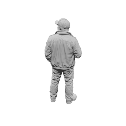 MM2294 Night Shift Convenience Store Crew-22 Male with Drink
