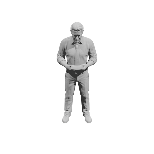 MM2300 Night Shift Convenience Store Crew-28 Male Customer with Book