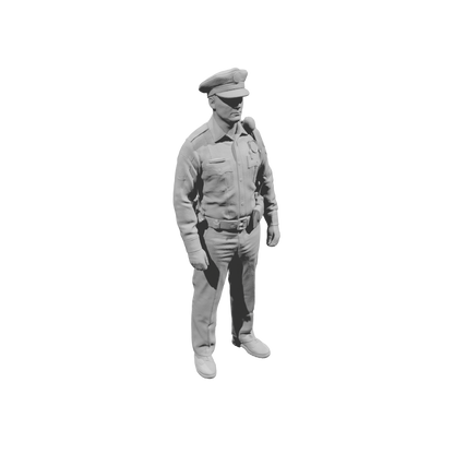 MM2304 Night Shift Convenience Store Crew-32 Standing Police