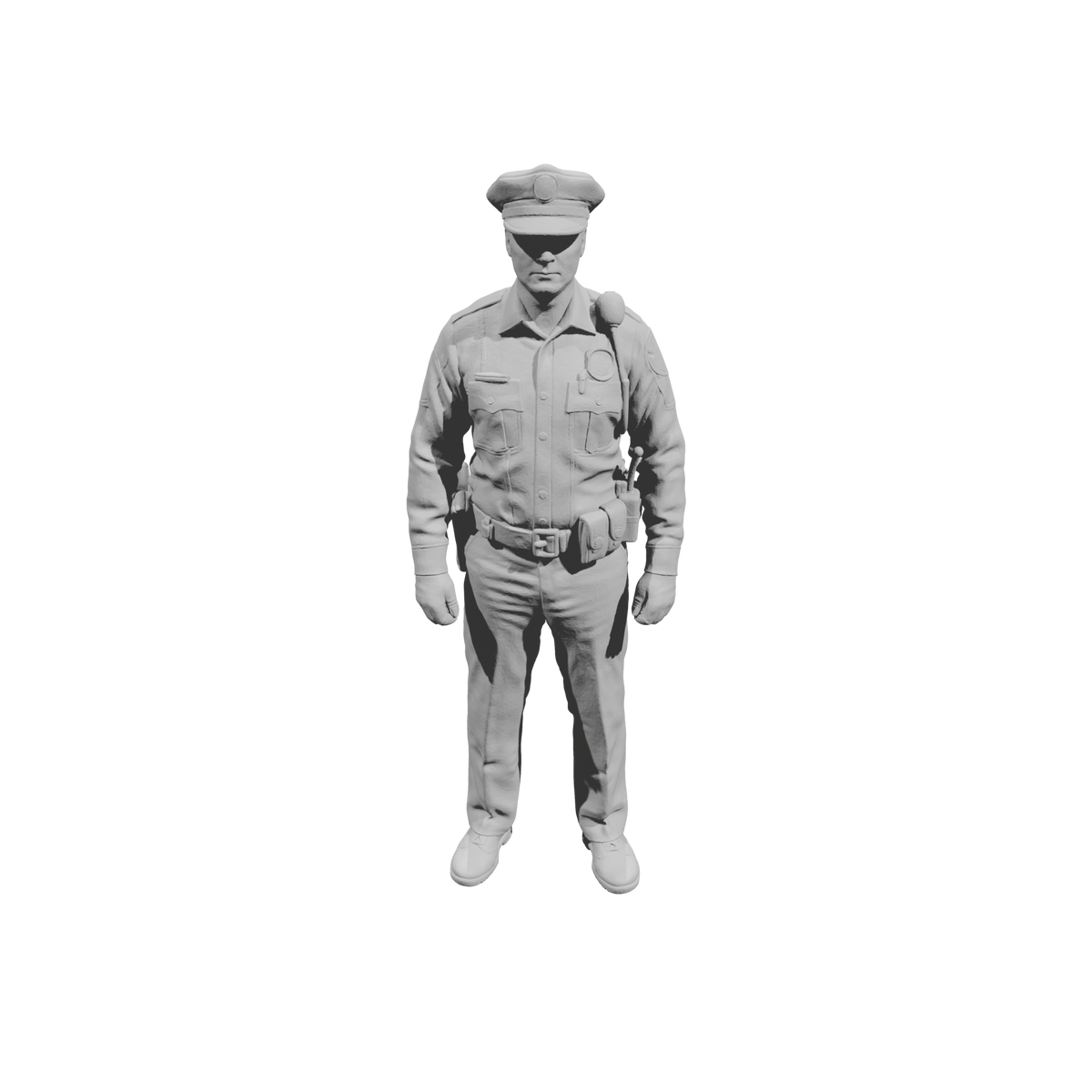 MM2304 Night Shift Convenience Store Crew-32 Standing Police