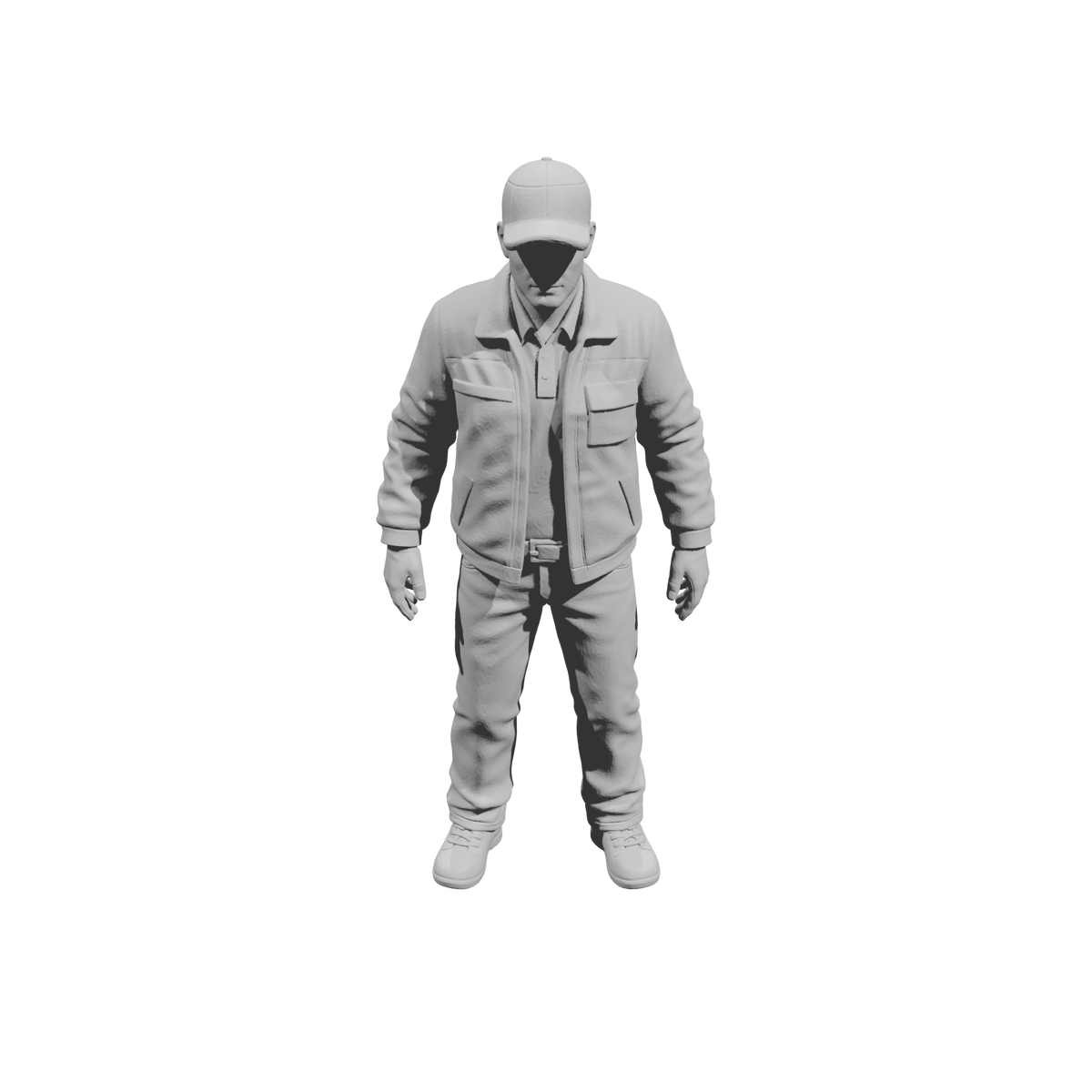 MM2280 Night Shift Convenience Store Crew-8 Male Worker in Jacket