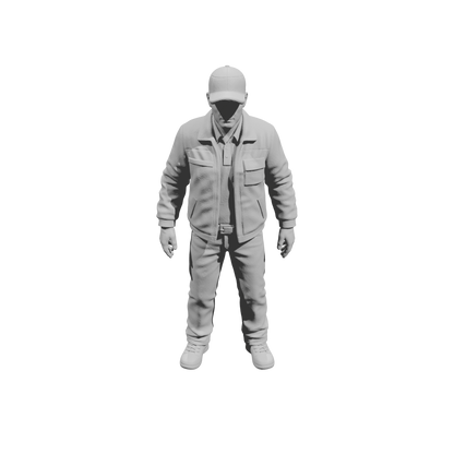 MM2280 Night Shift Convenience Store Crew-8 Male Worker in Jacket
