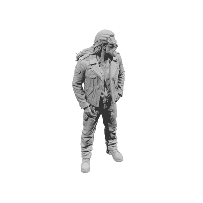 MM2266 Outlaw Biker Crew-1 Bearded Man in Sunglasses