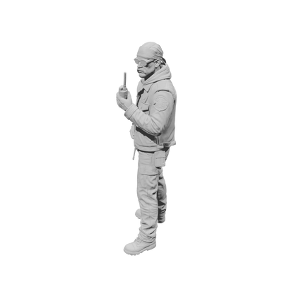 MM2268 Outlaw Biker Crew-3 Man with Walkie Talkie