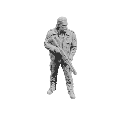 MM2272 Outlaw Biker Crew-7 Man with Shotgun