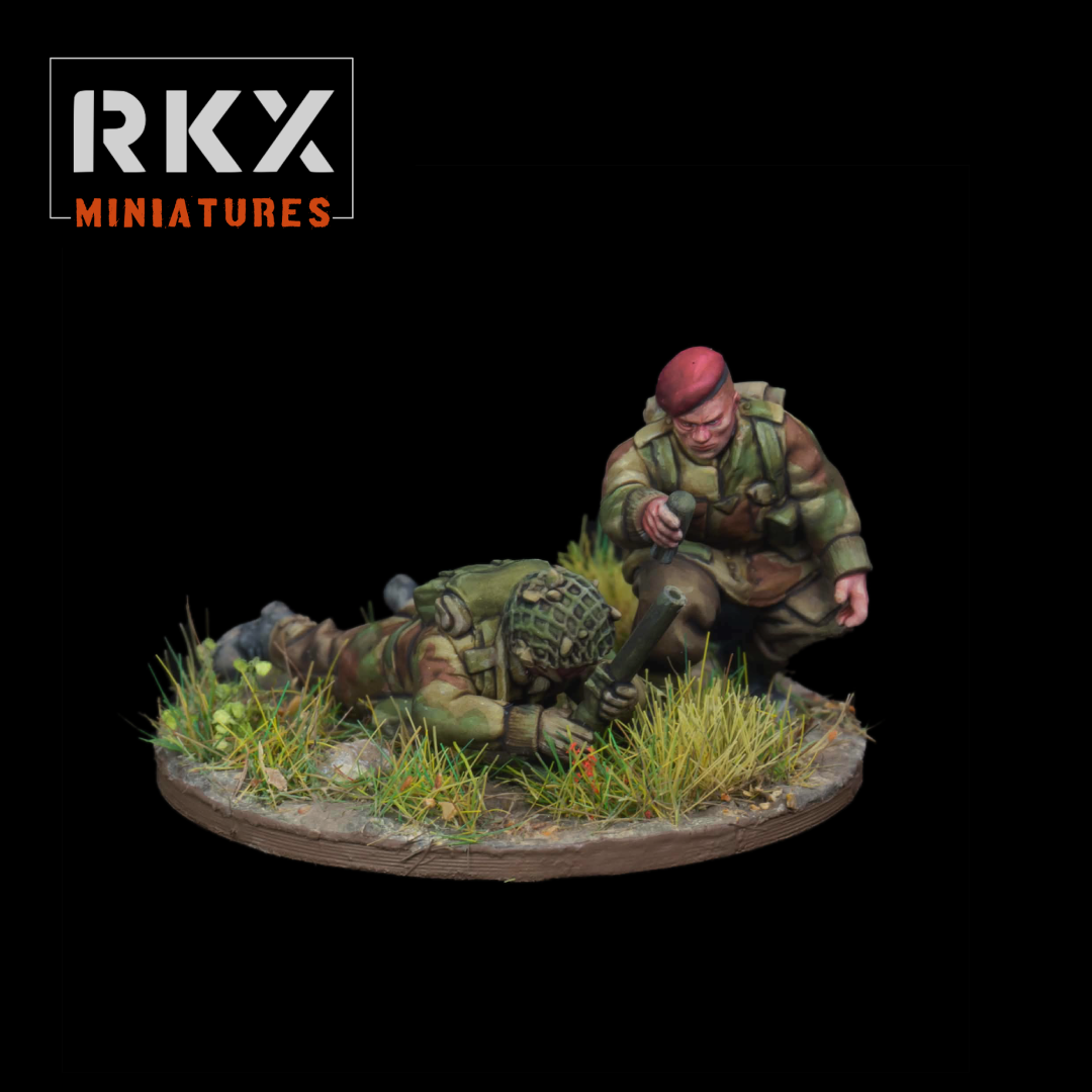 RKX001 Merville Battery WW2 Para Mortar Team