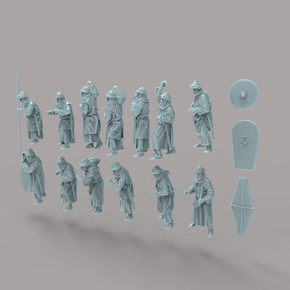 REM0067 Medieval Moorish Spearmen