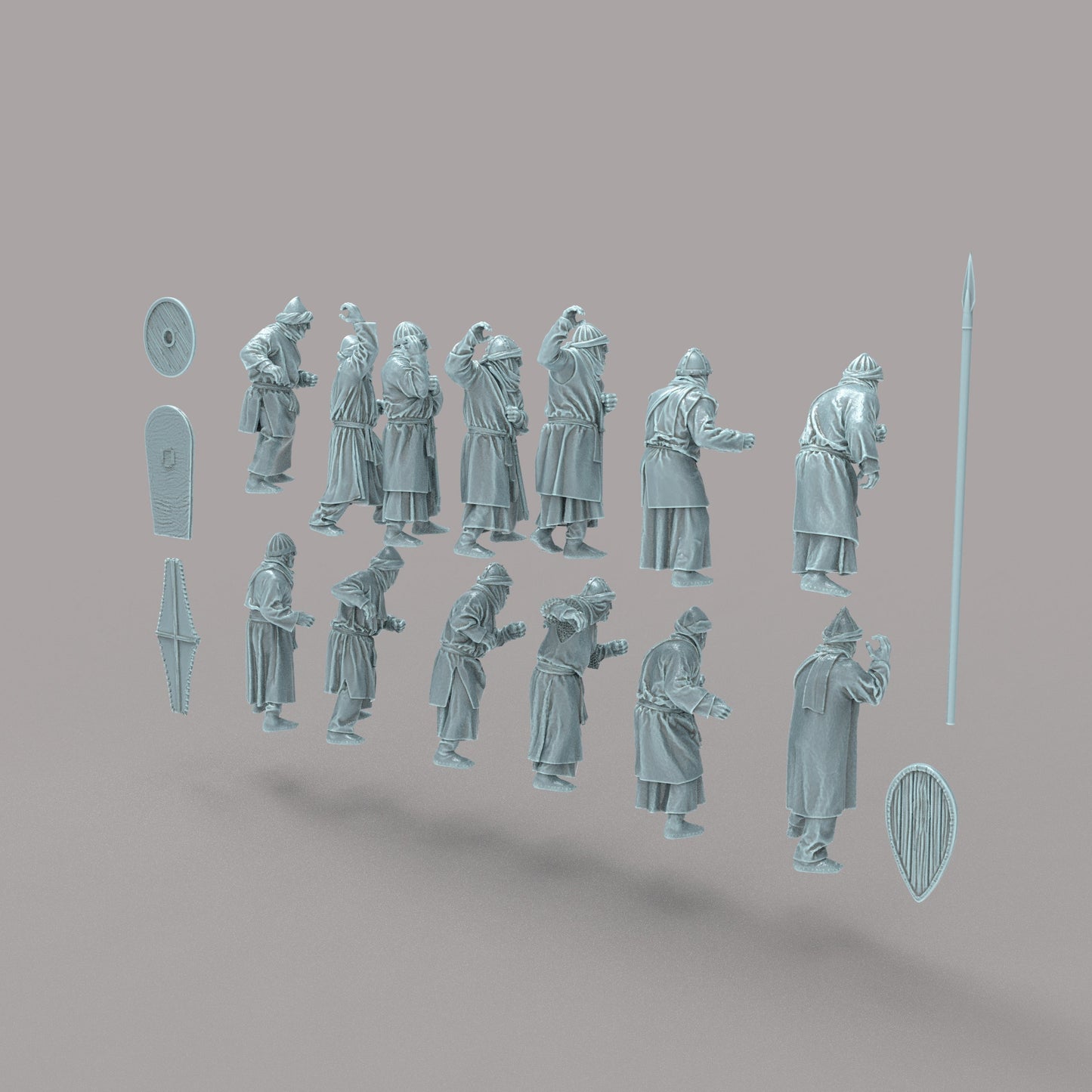 REM0067 Medieval Moorish Spearmen