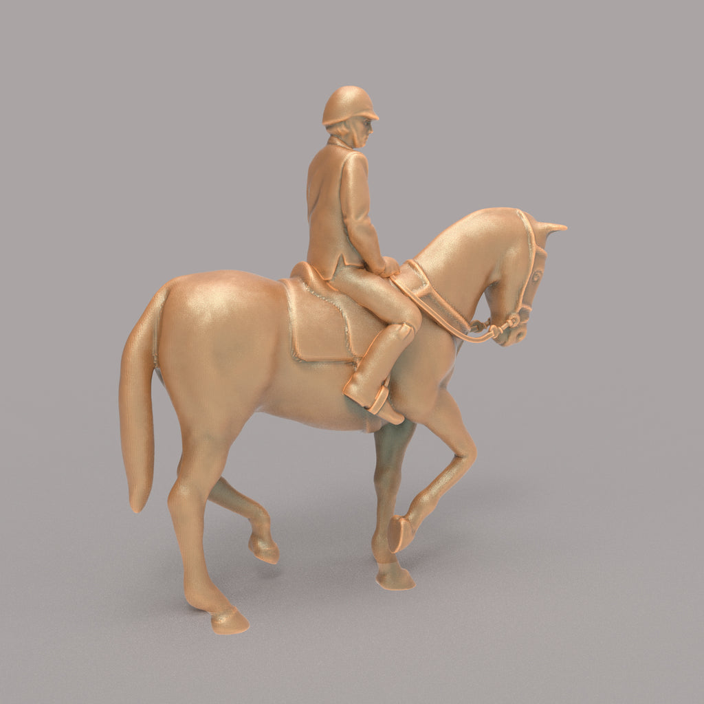 MM231 Police Horse & Rider x 1