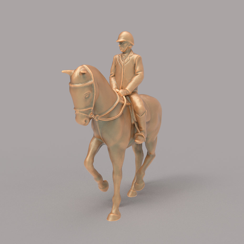 MM231 Police Horse & Rider x 1