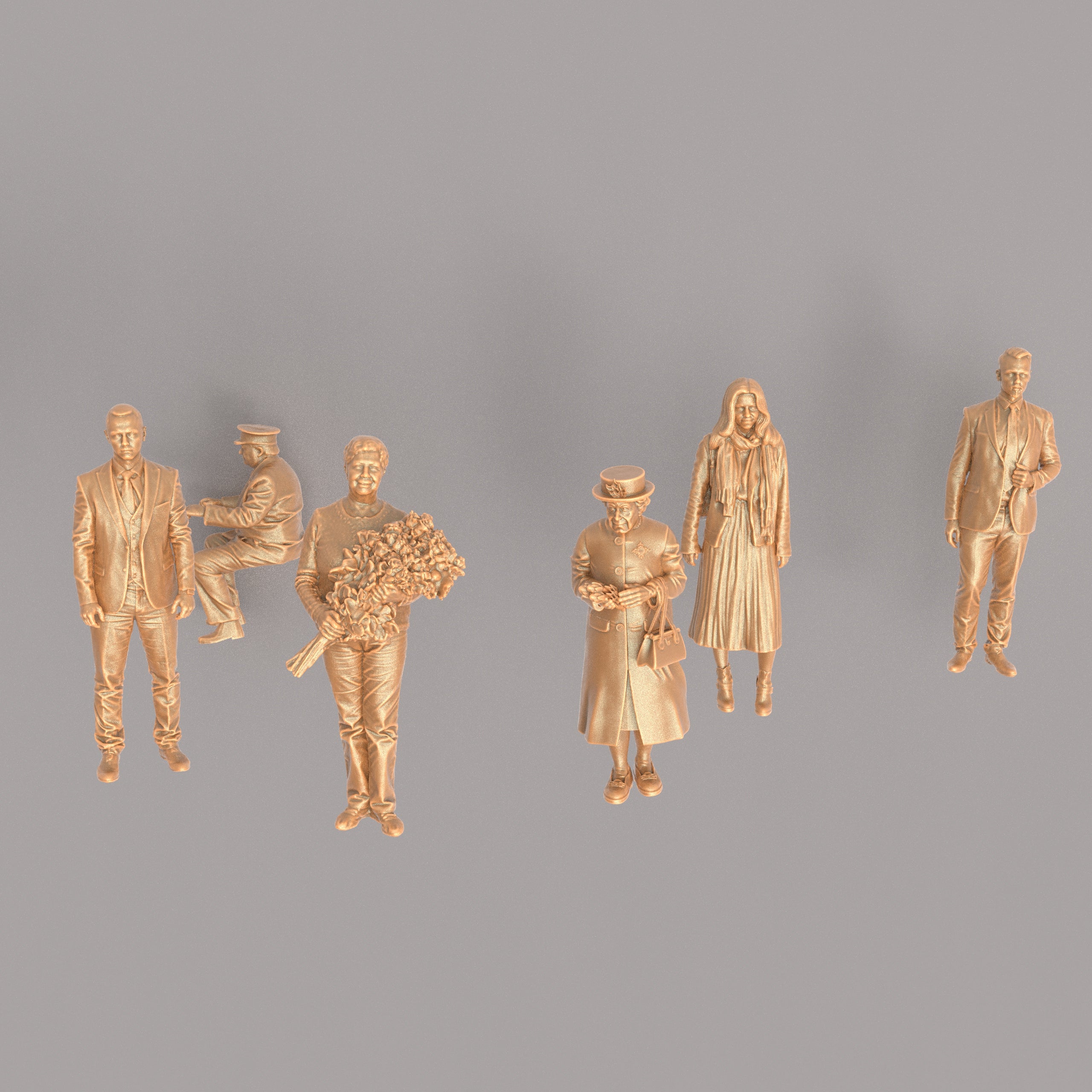 MM953 Queen Elizabeth II - Lady in Waiting- Driver and Security