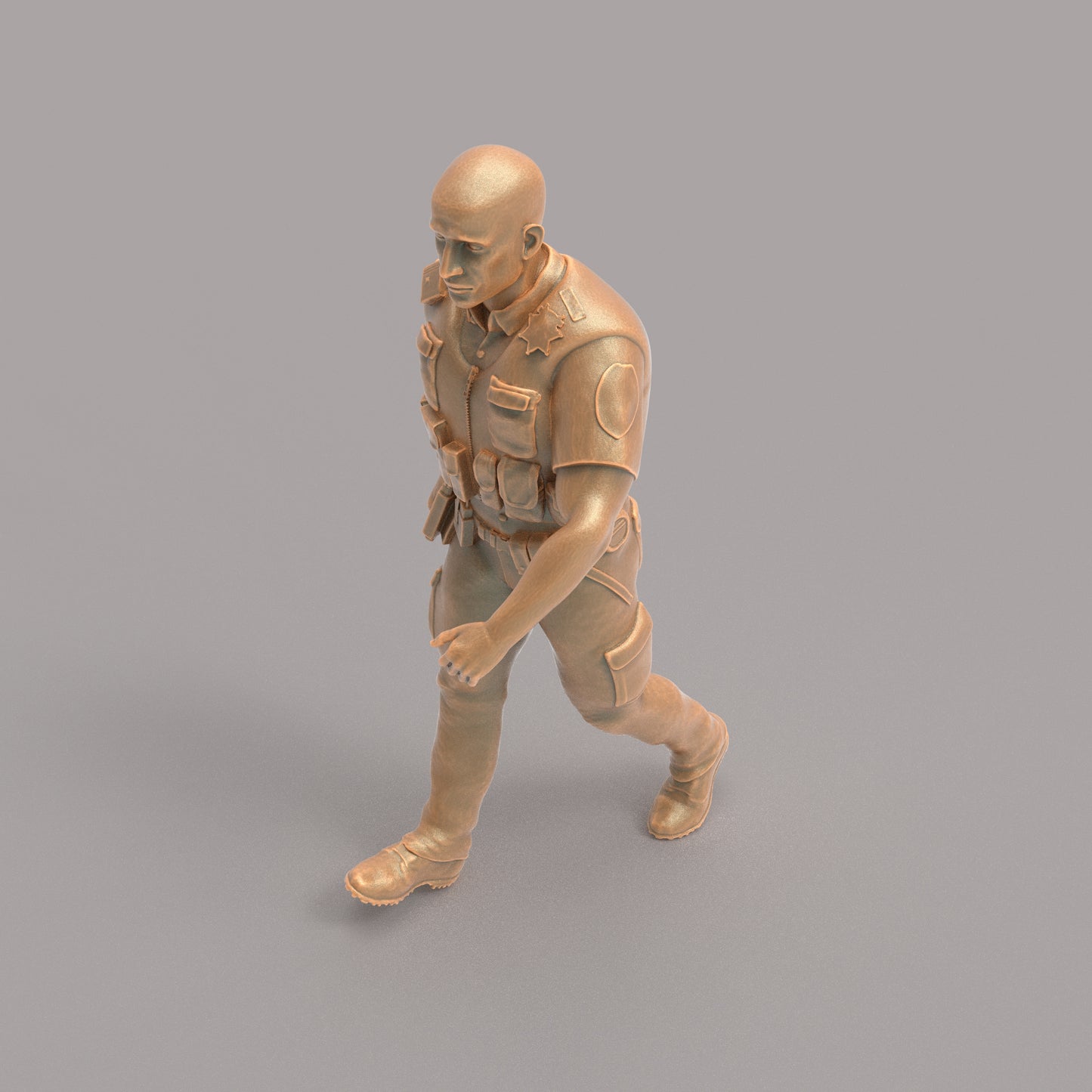 MM800 Policeman walking