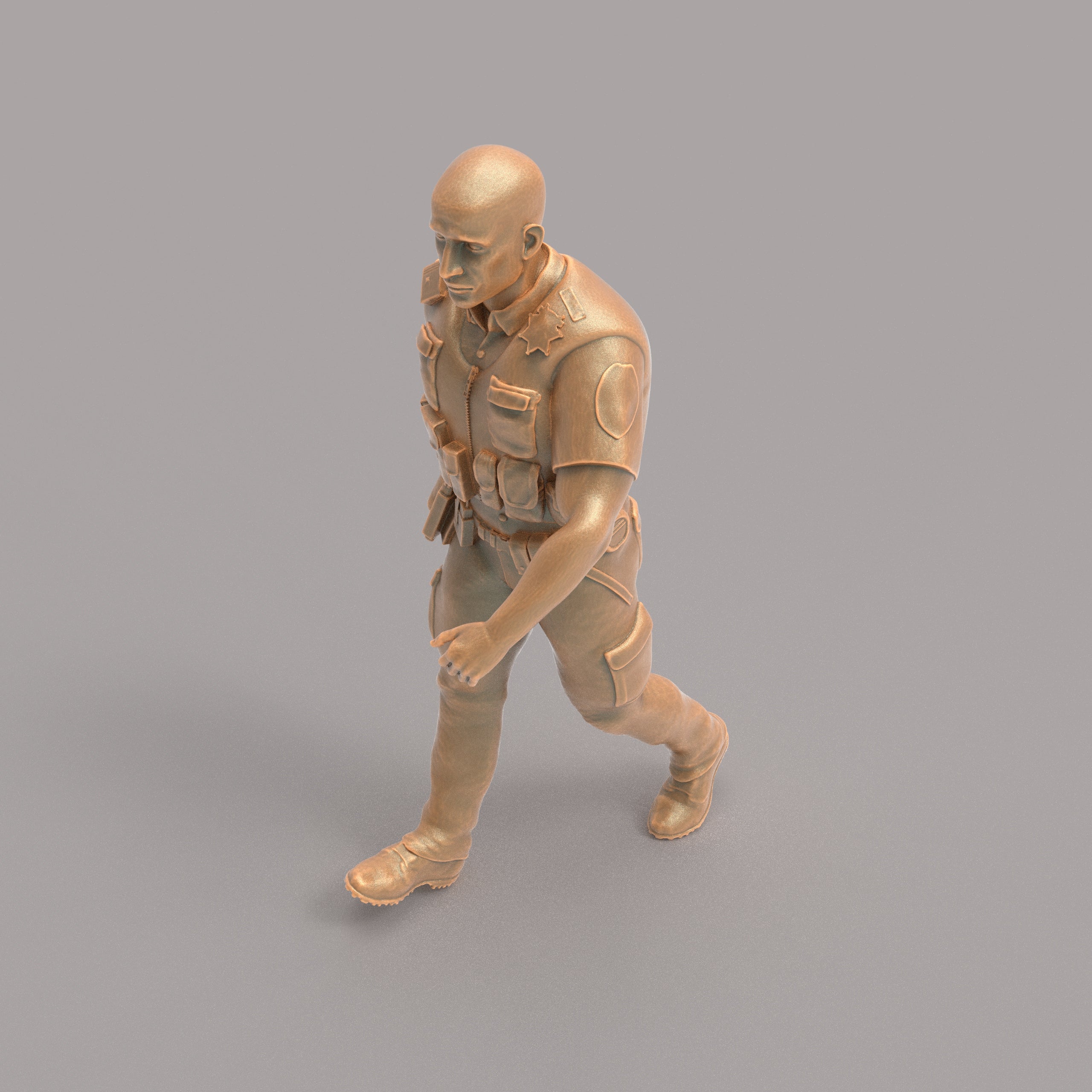 MM800 Policeman walking