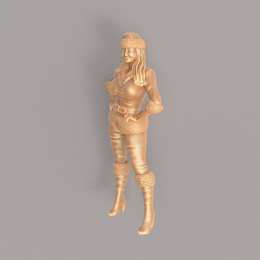 MM515 Female in Santa Claus Clothes