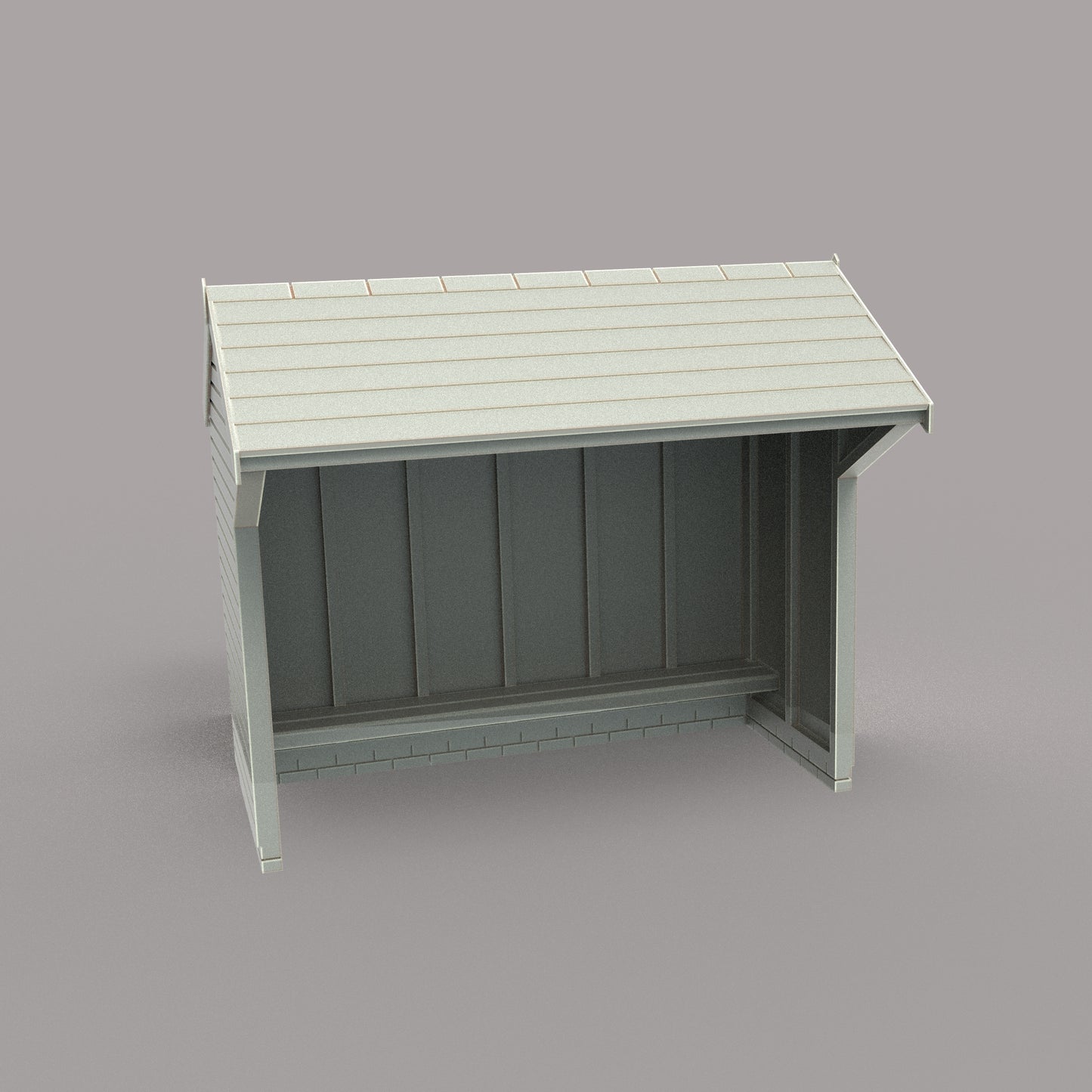 PJD107 Model Railway Wooden Bus Shelter