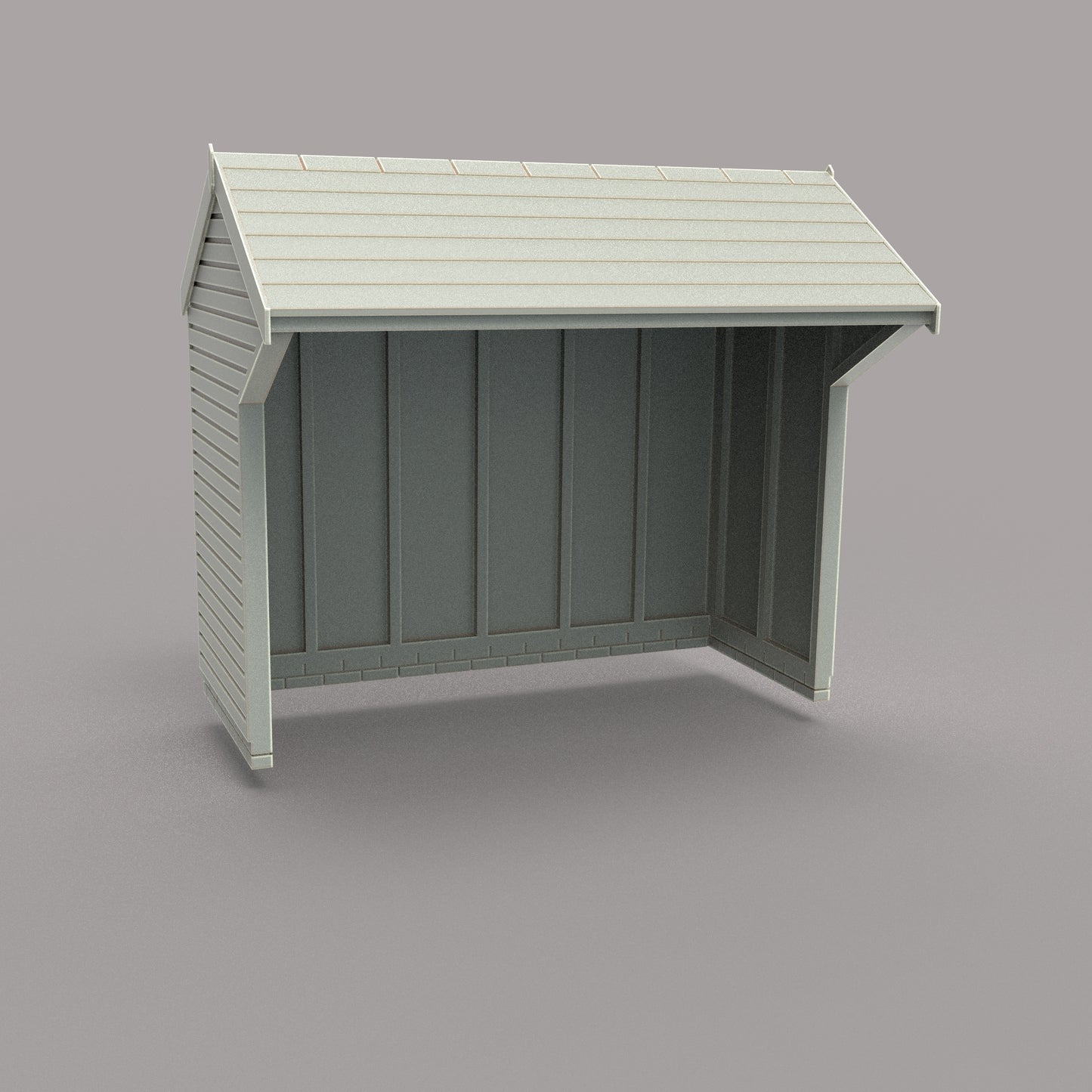 PJD107 Model Railway Wooden Bus Shelter