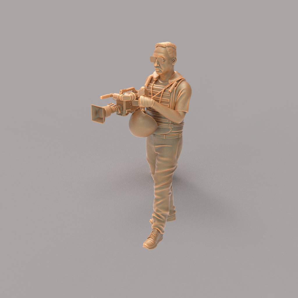 MM486 War Camera Man in Body Armor