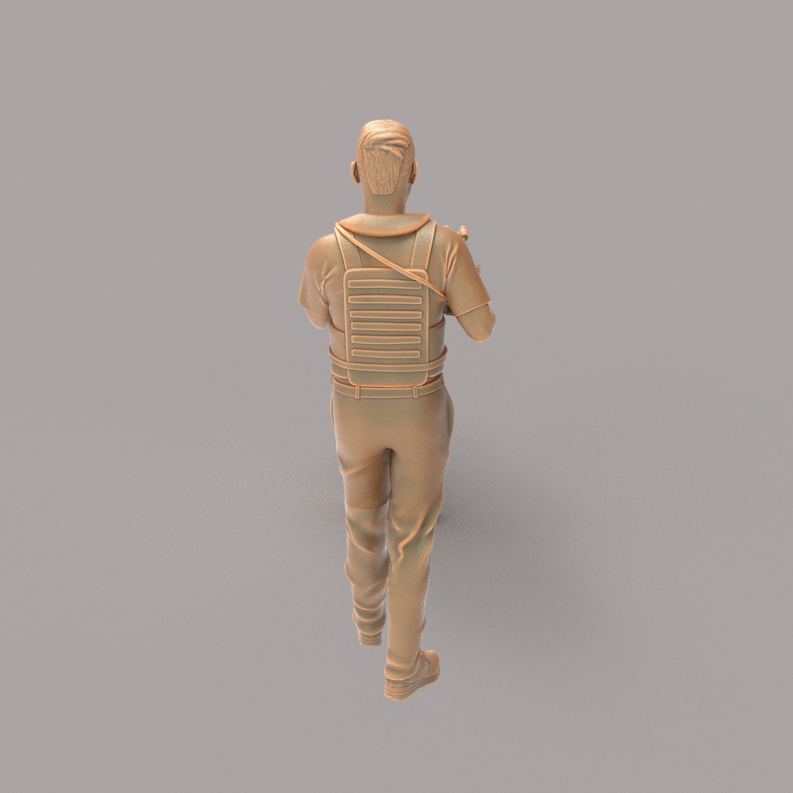 MM486 War Camera Man in Body Armor