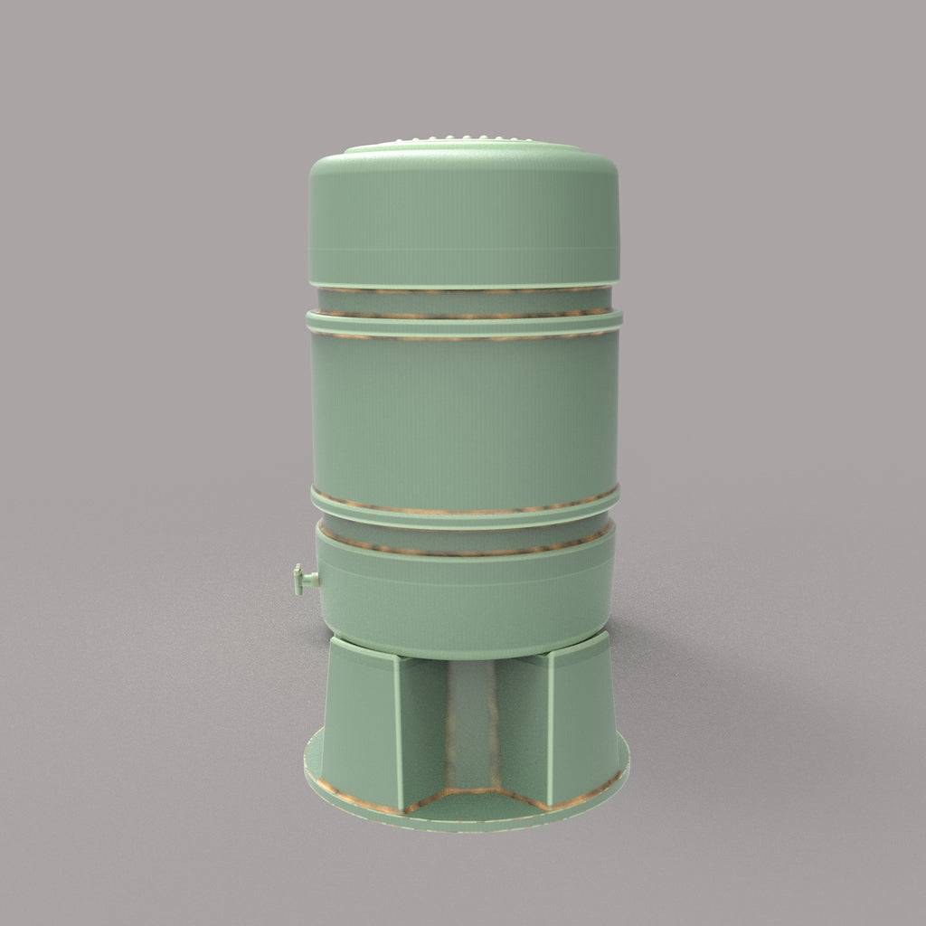 PJD067A Model Railway Large Water Butt x 2