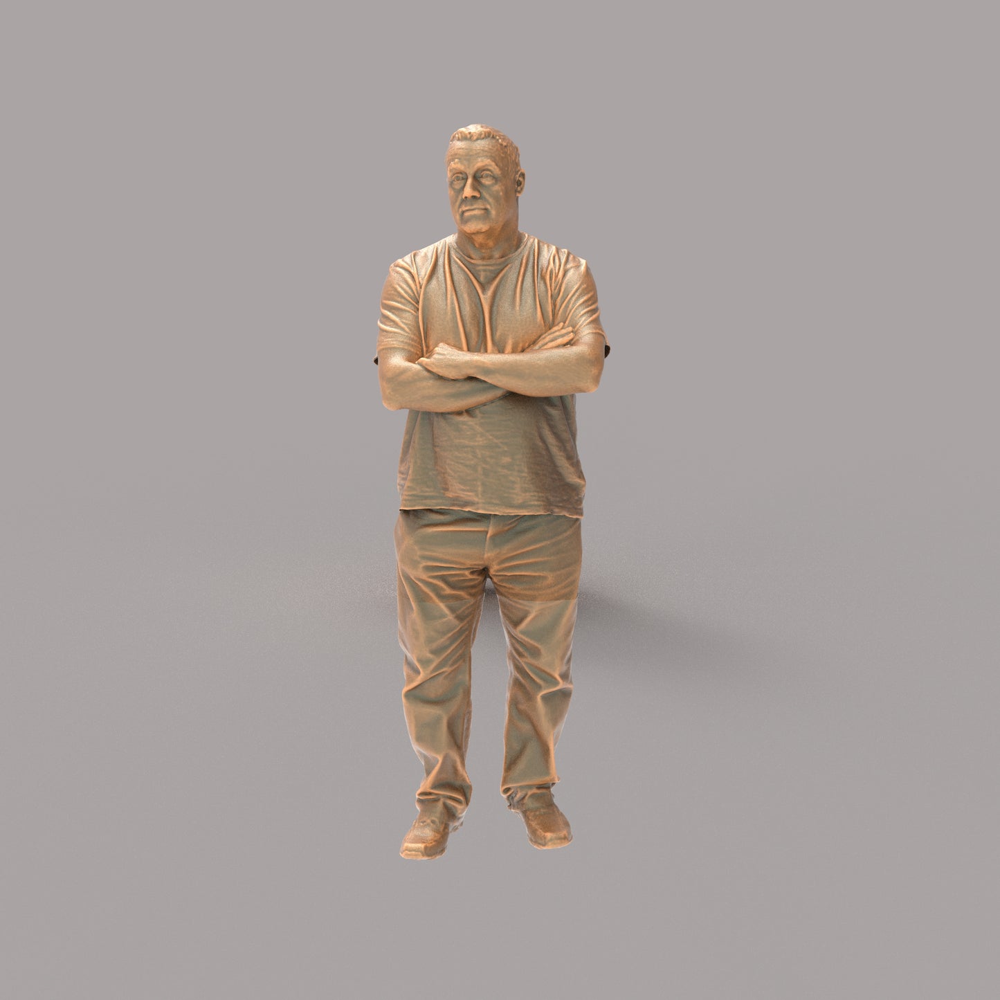 MM507 Cross looking Older Male