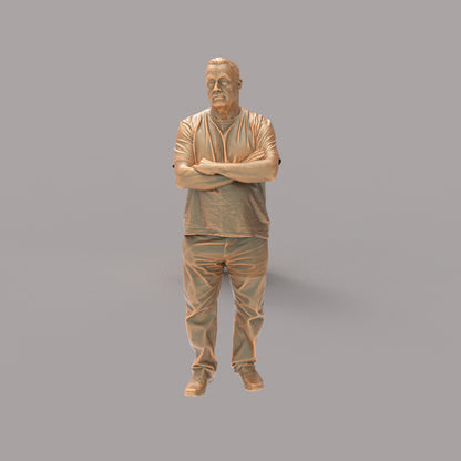 MM507 Cross looking Older Male