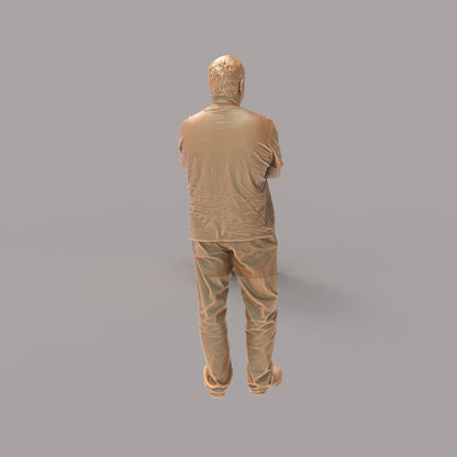 MM507 Cross looking Older Male