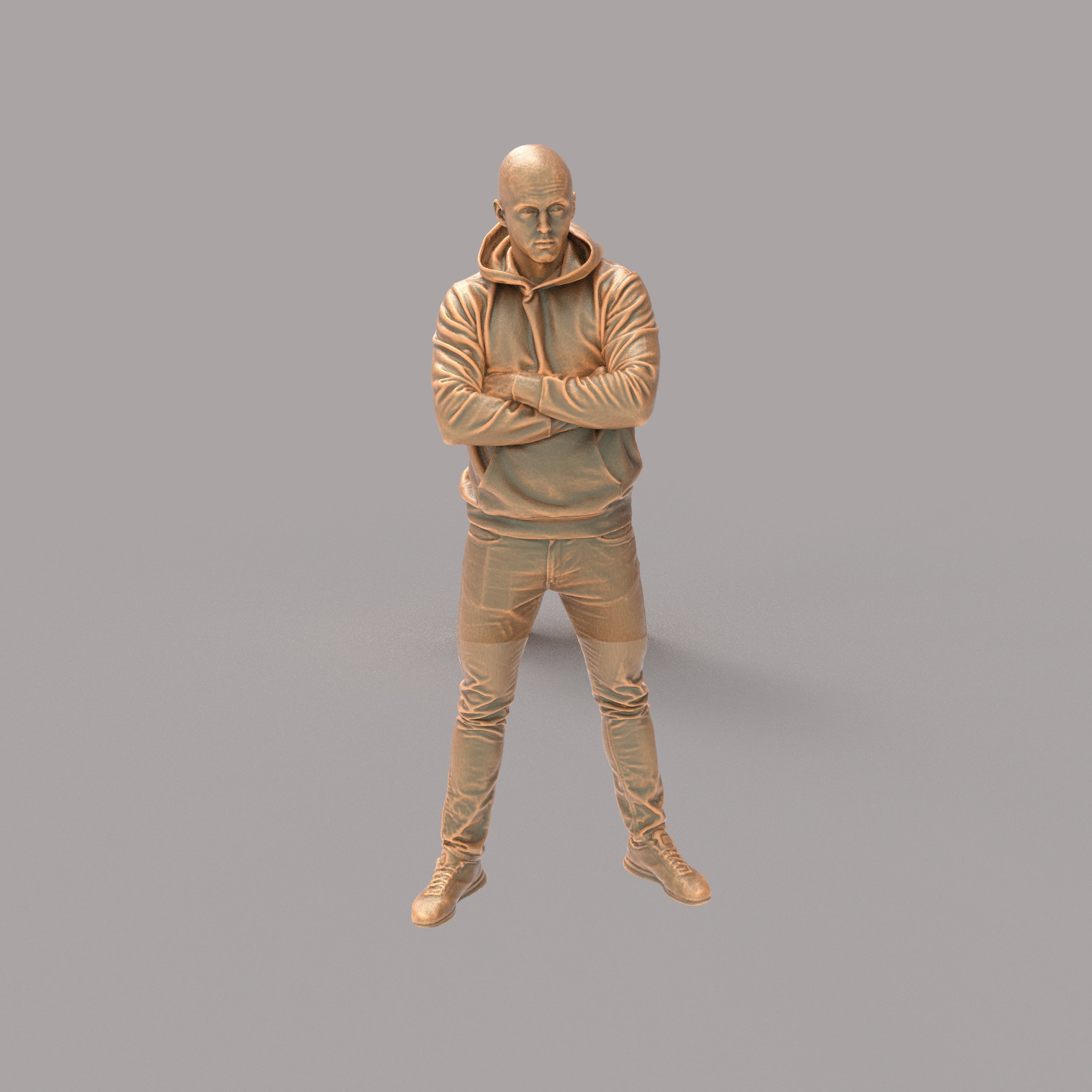 MM508 Bald Headed Young Male