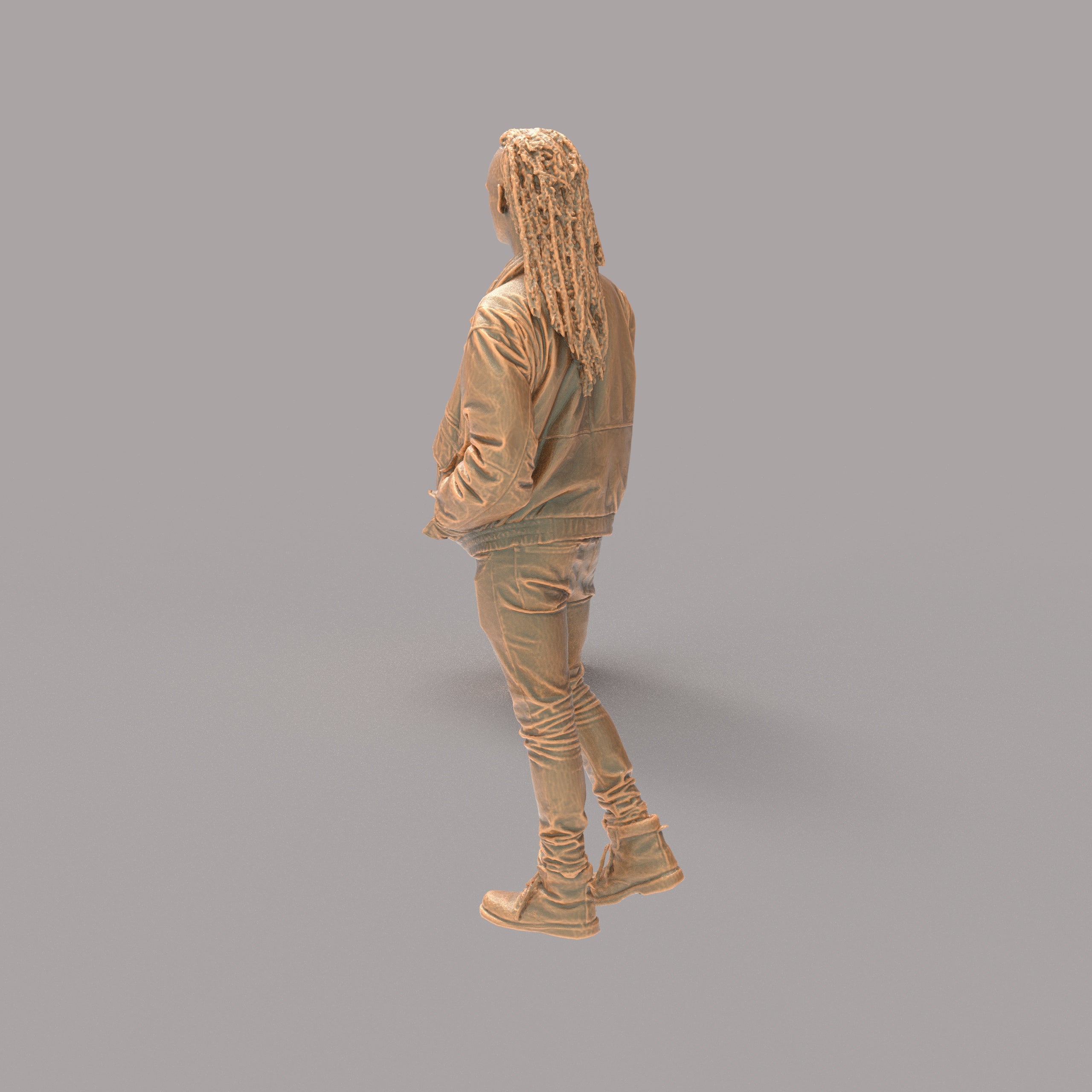 MM510 Young Male with dreadlocks