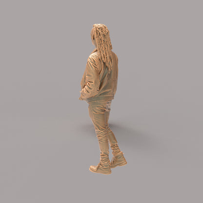 MM510 Young Male with dreadlocks