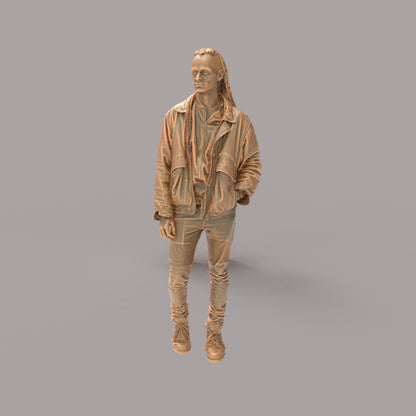 MM510 Young Male with dreadlocks
