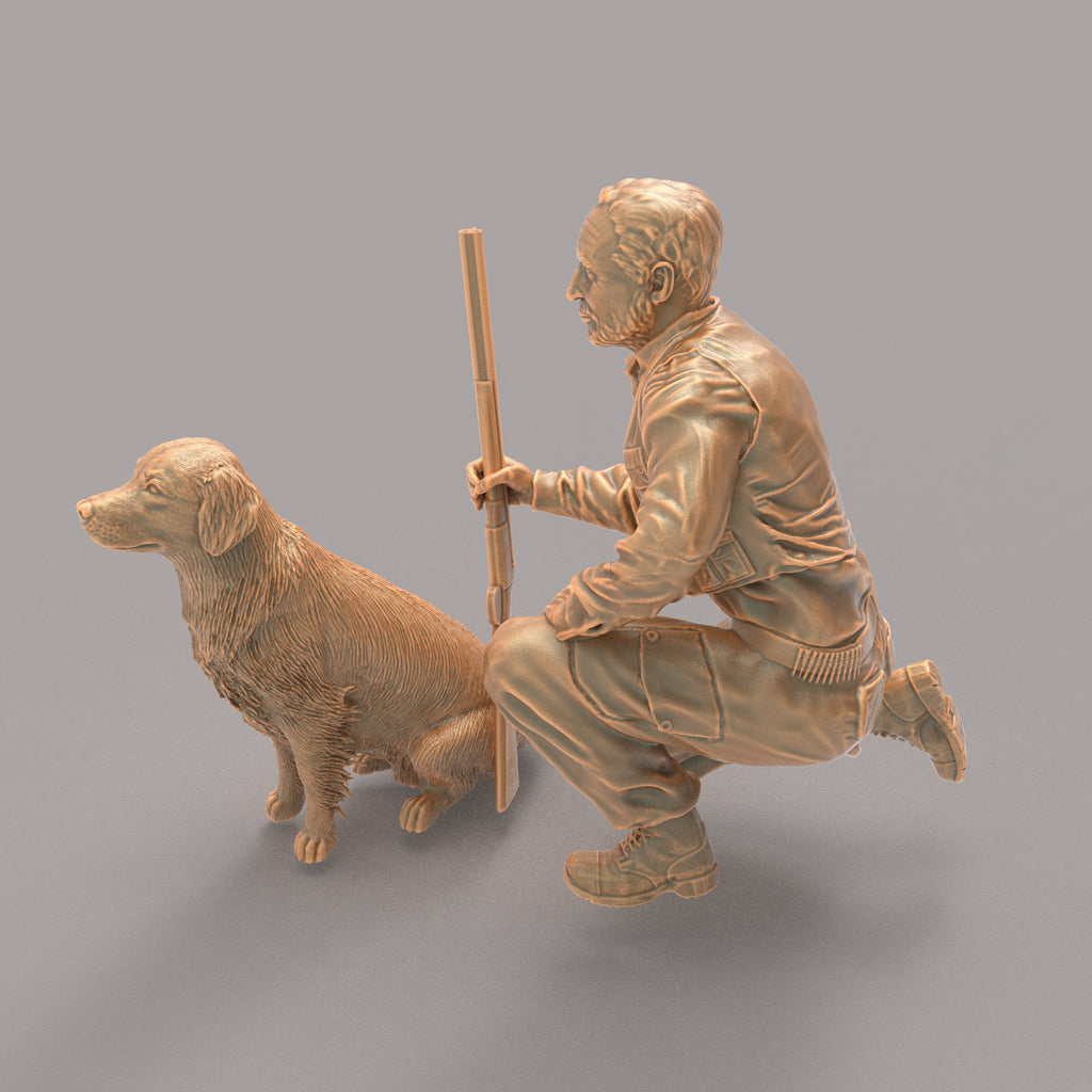 MM232 Hunter with Gun Dog