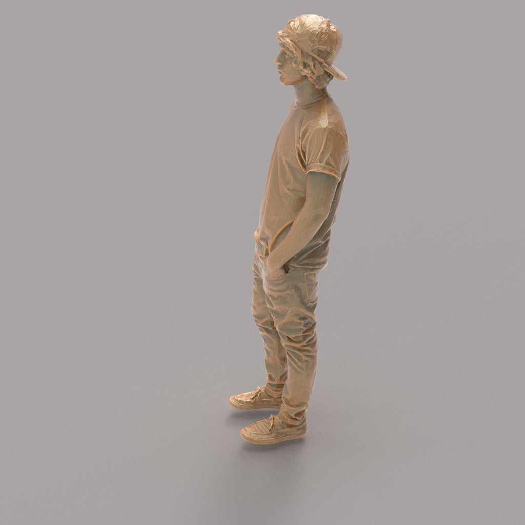 MM606 Young Teenager with Baseball Cap