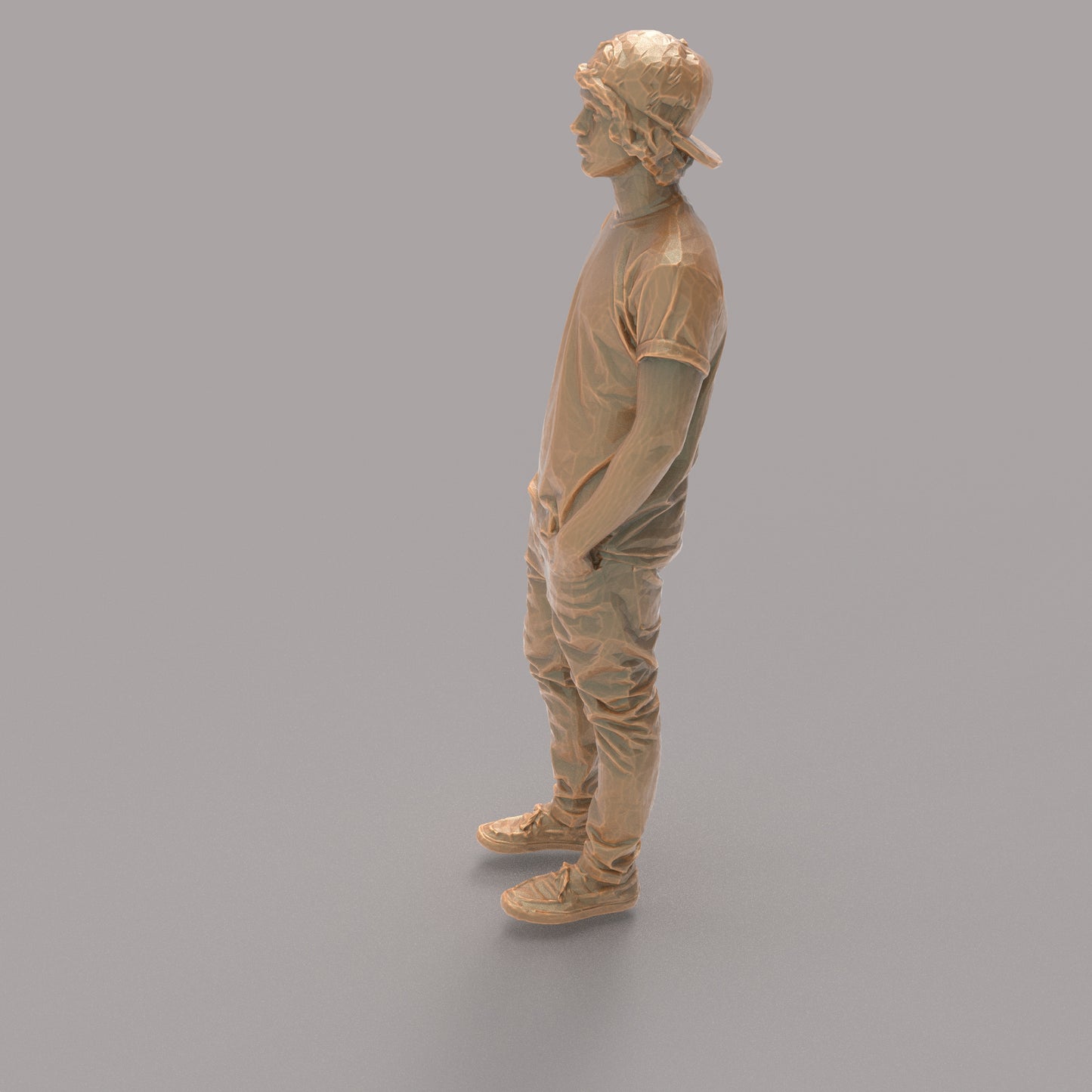 MM606 Young Teenager with Baseball Cap