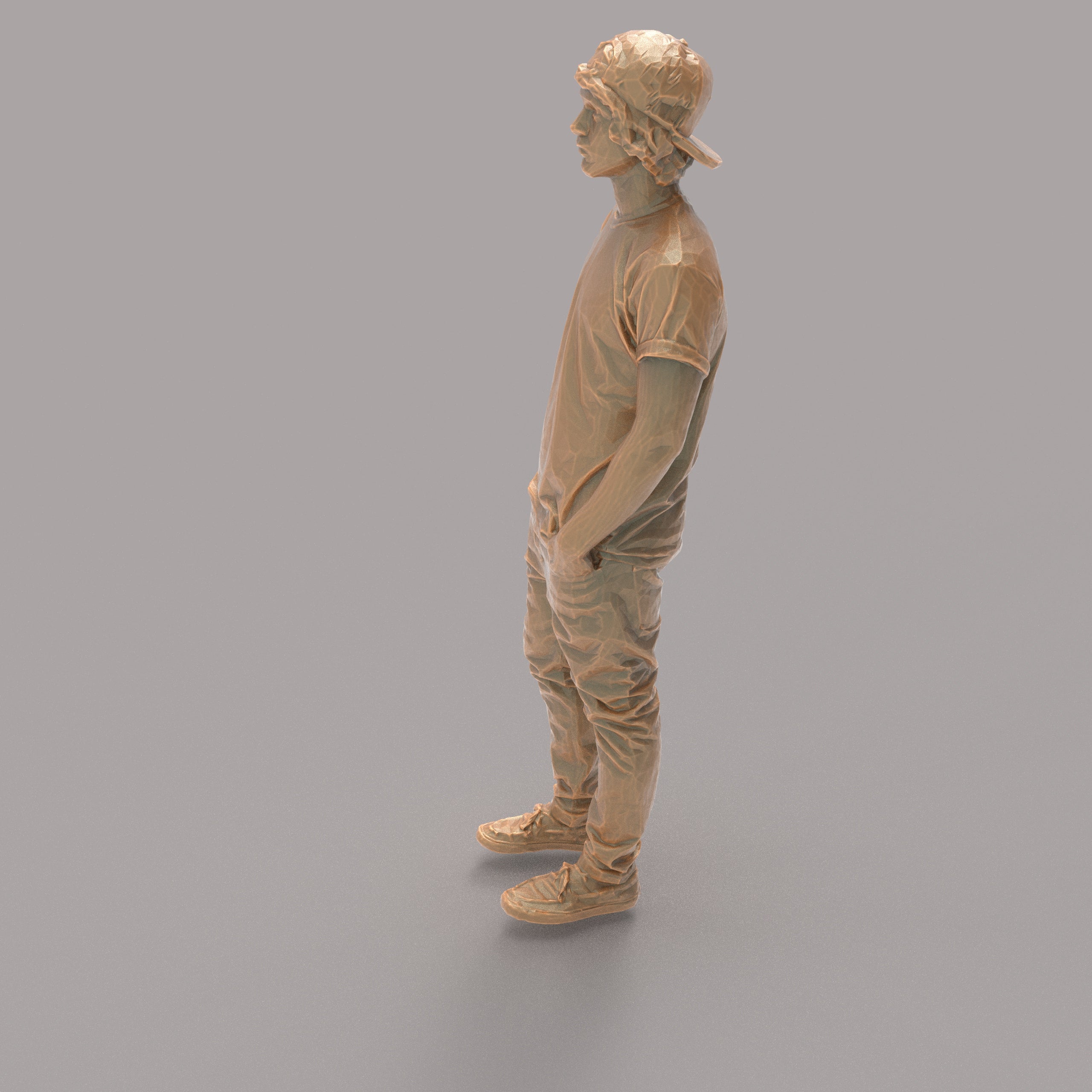 MM606 Young Teenager with Baseball Cap