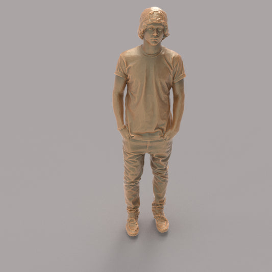 MM606 Young Teenager with Baseball Cap