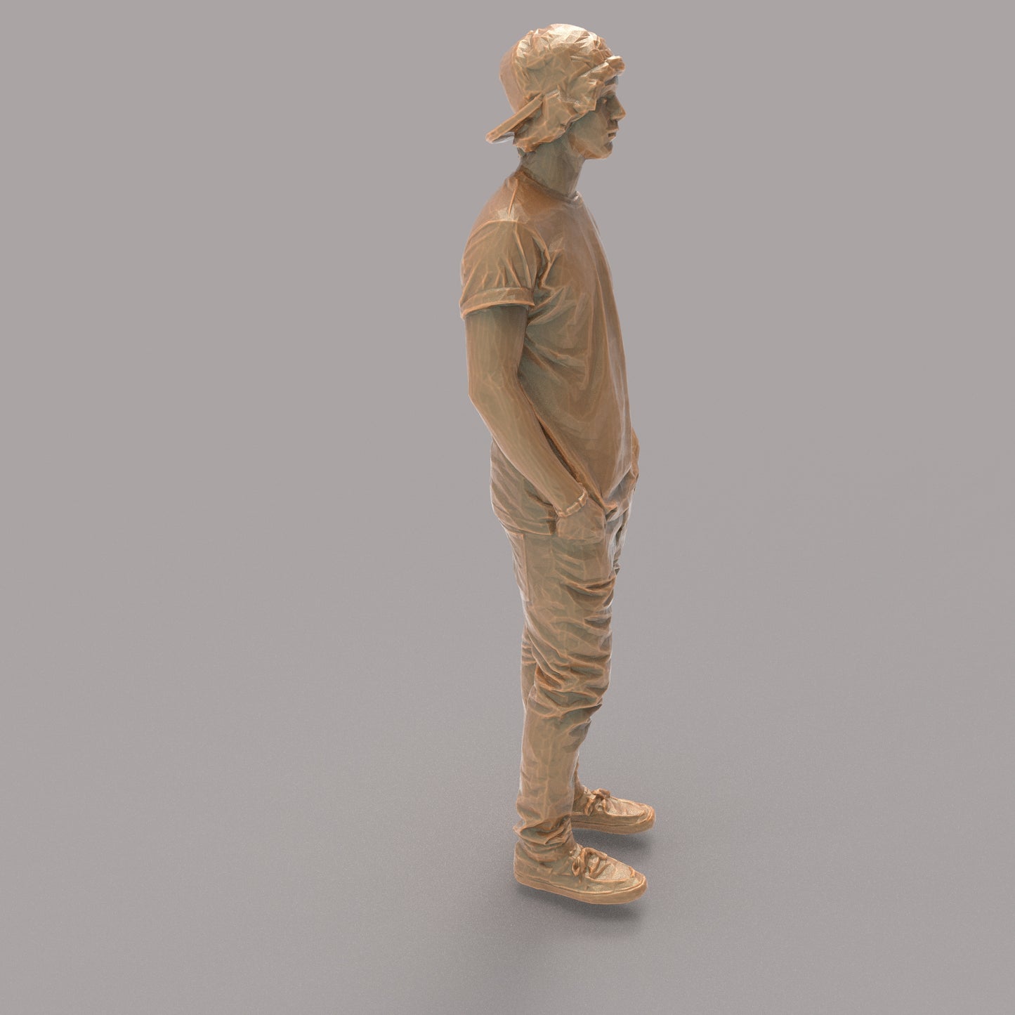 MM606 Young Teenager with Baseball Cap