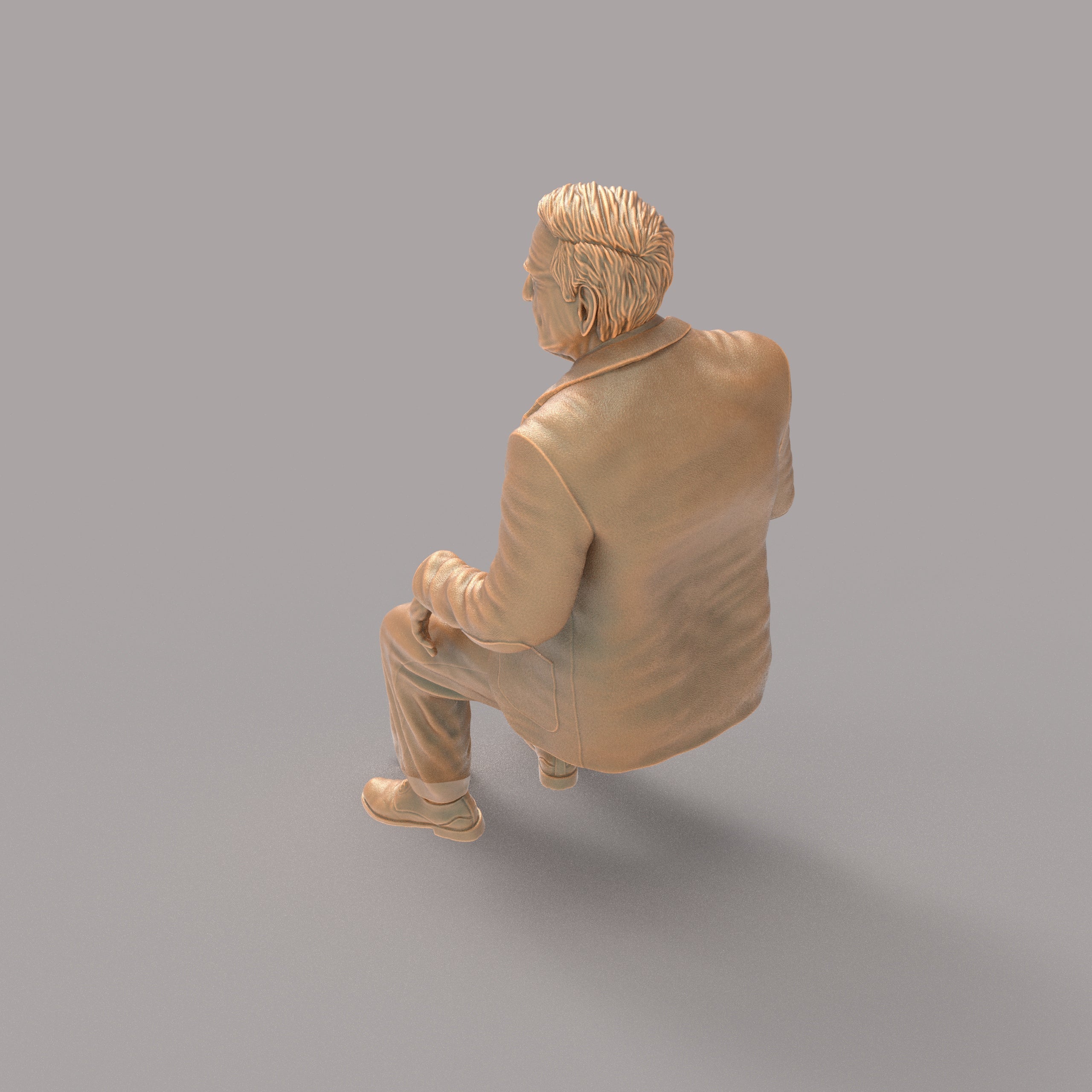 MM1212 Old man sitting in a wheel chair