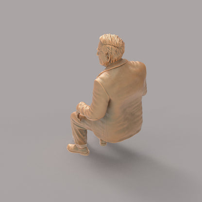 MM1212 Old man sitting in a wheel chair