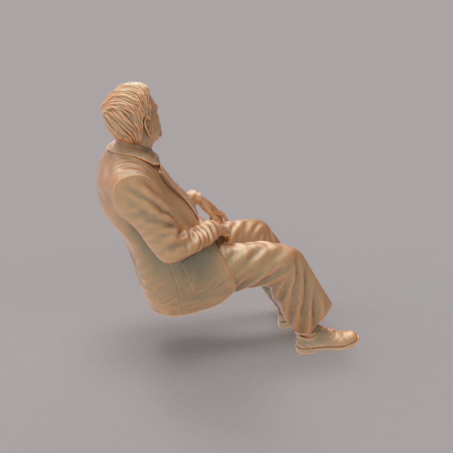 MM1212 Old man sitting in a wheel chair