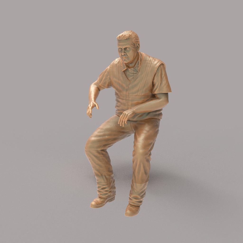 MM2136 Modern Train/Truck driver in HI Vis