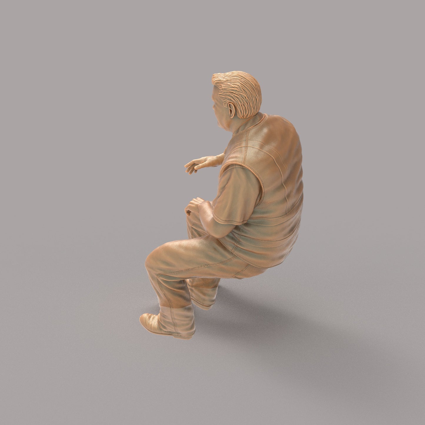 MM2136 Modern Train/Truck driver in HI Vis