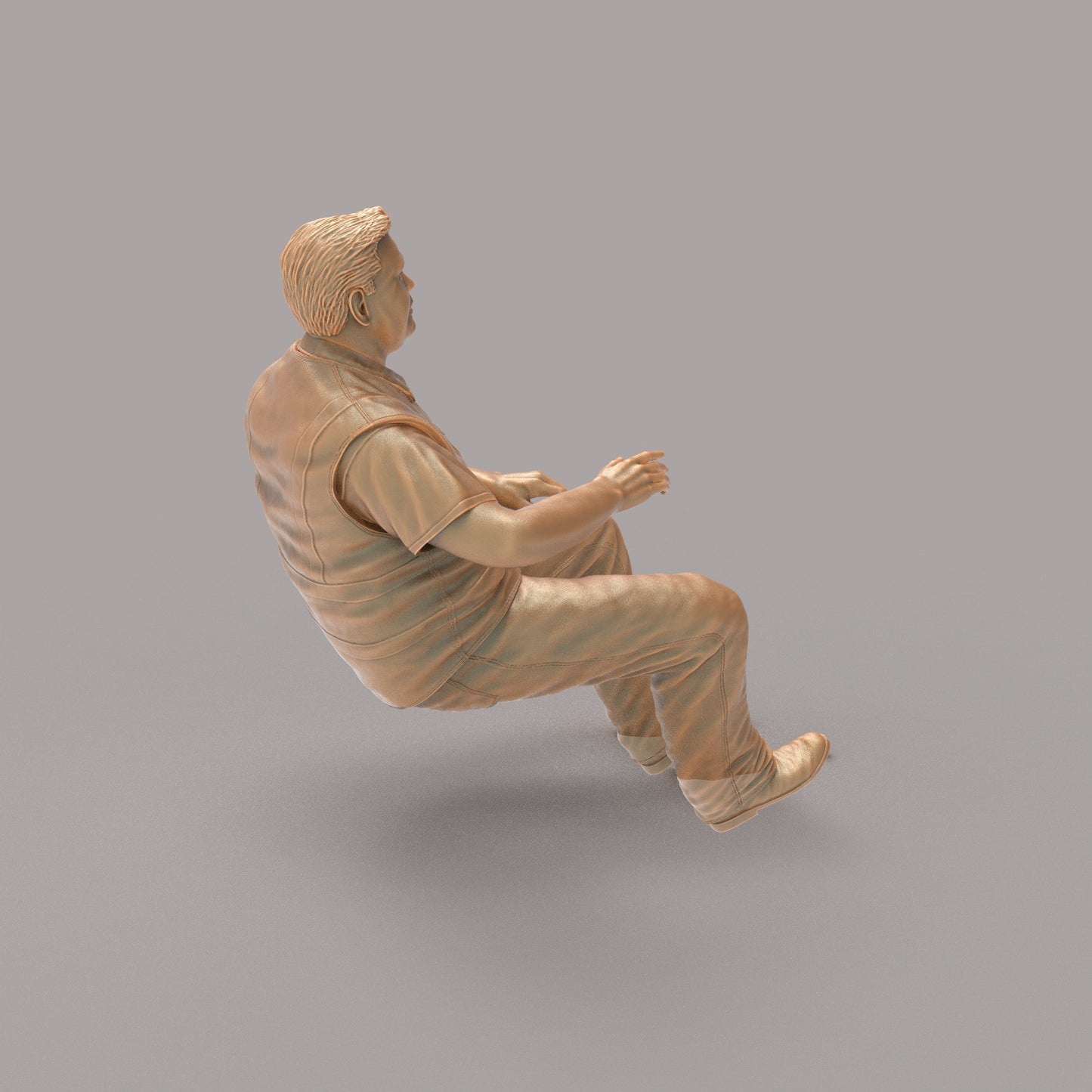 MM2136 Modern Train/Truck driver in HI Vis