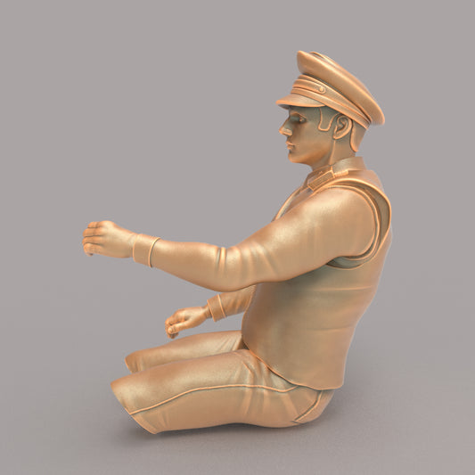 MM173 Male Traffic Police Driver Legs Cut