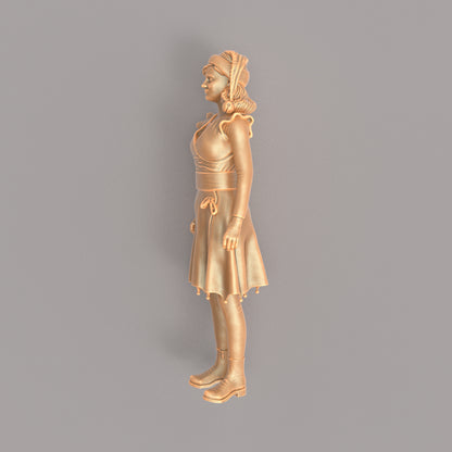 MM581 Female Figure Dressed as Christmas Elf