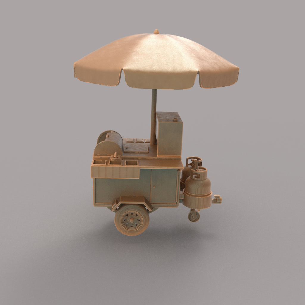 MM1321 Model Railway - Hot Food Cart