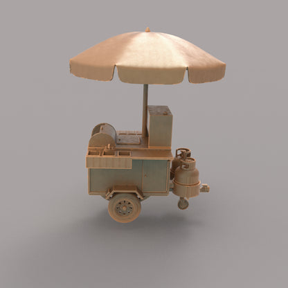 MM1321 Model Railway - Hot Food Cart