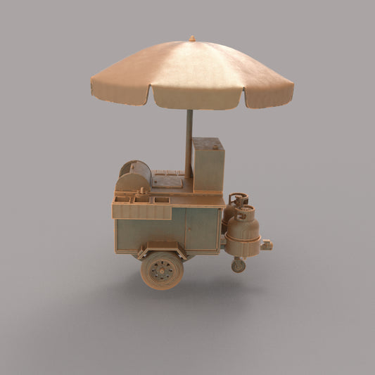 MM1321 Model Railway - Hot Food Cart