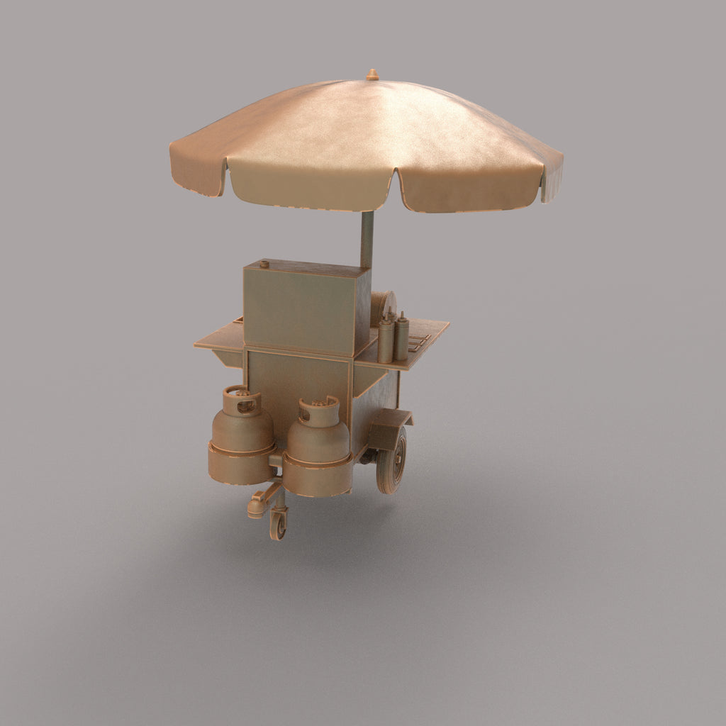 MM1321 Model Railway - Hot Food Cart