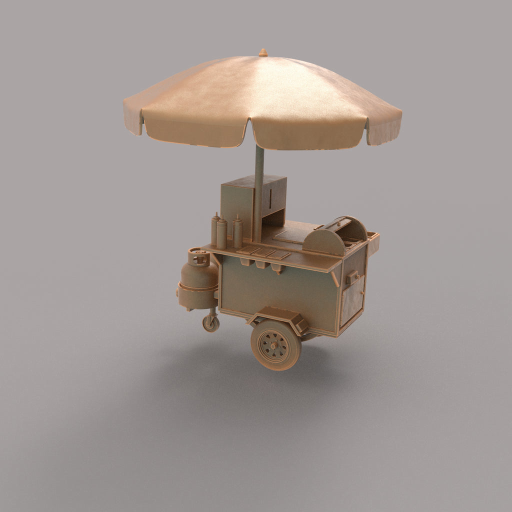 MM1321 Model Railway - Hot Food Cart